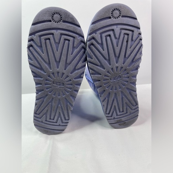 UGG Classic Short Purple Sequin Suede Boots Size 5 - Picture 9 of 10